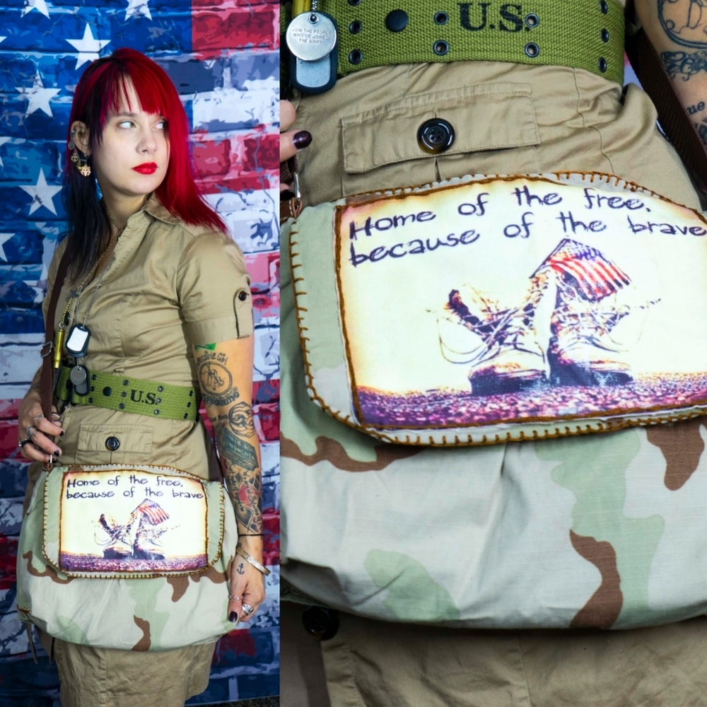 Army / Navy / Marines / Air Force Desert Purse